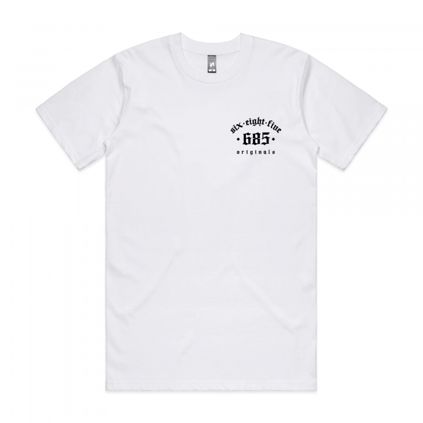 Original 685 Tee - White/Black