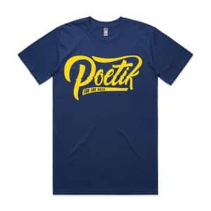 Poetik - For The Ville - Cobalt/Yellow Tee