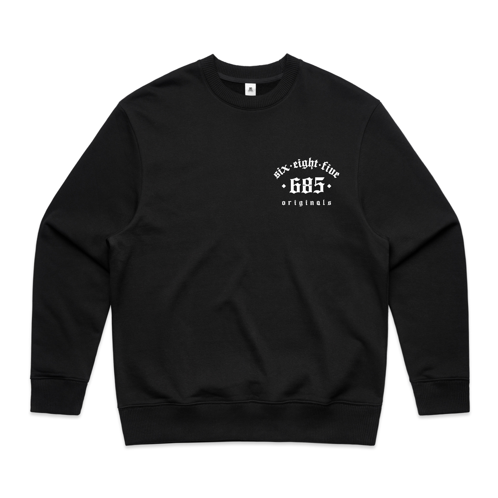 Classic OG 685 Originals Heavy Crew Neck – Black – POETIK 685 Music and ...